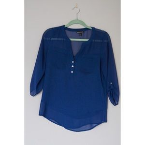 Blue Express Blouse